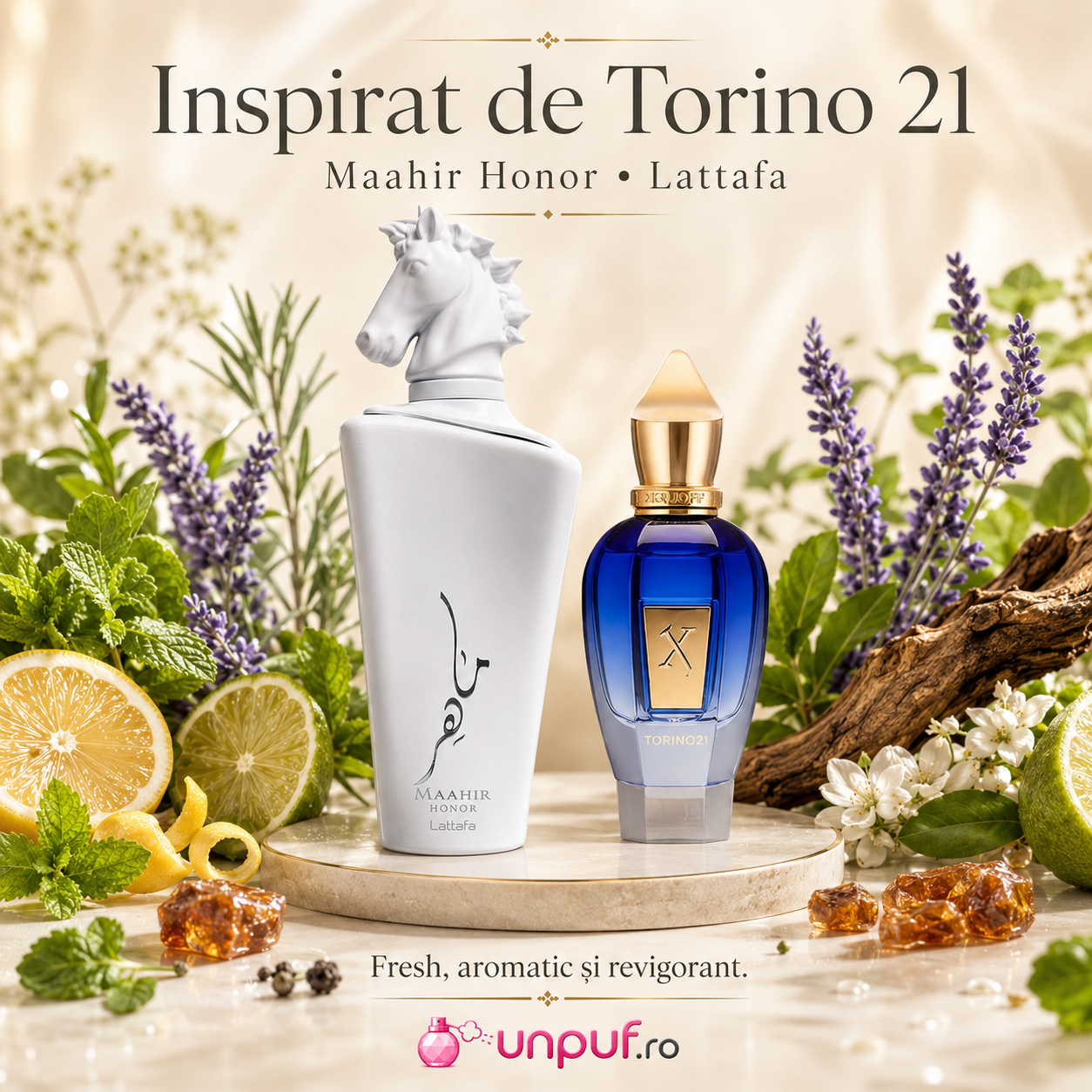 Cadou premium Maahir Honor Lattafa parfum arabesc unisex ambalat cu atenție